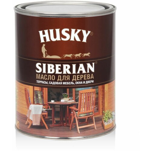 Масло для дерева HUSKY SIBERIAN 0,9л бесцветный