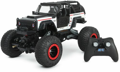 Машина New Bright РУ 1:14 Rock Crawler Bronco Белая 61449U