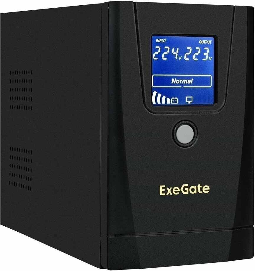 ИБП ExeGate SpecialPro Smart LLB-900. LCD. AVR.1SH.2C13. RJ. USB (EX292780RUS)