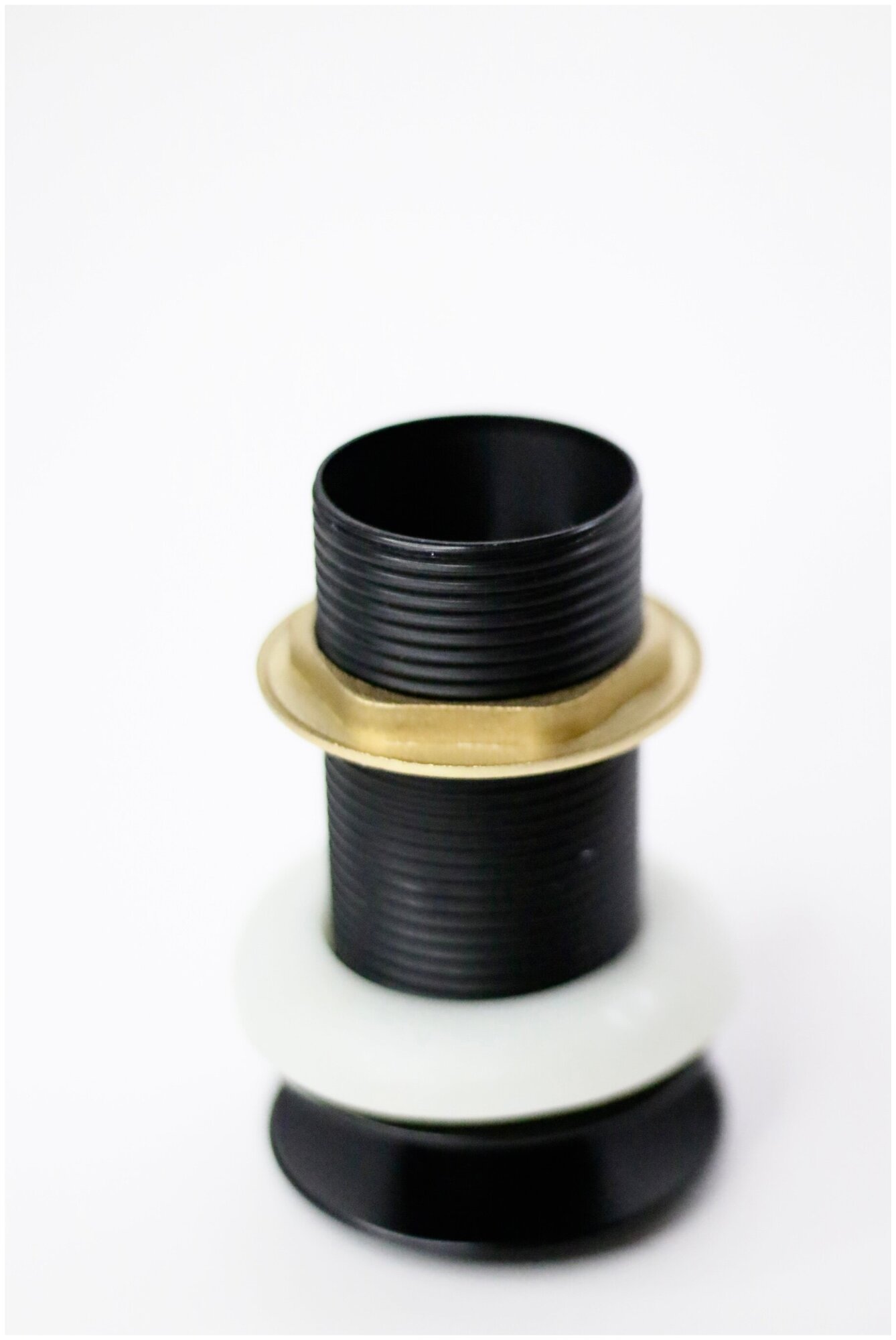 Донный клапан для раковины без перелива черный матовый, S-Sd4 - фотография № 5