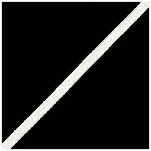 Резинка-продежка цв.белый шир.1см уп.10м