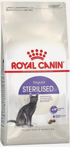 Изображение товара Сухой корм royal canin для стерилизованных кошек feline health nutrition sterilised 37 4кг