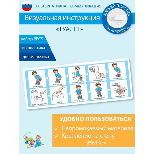 Развивающая карточка визуал. инструкция Пекс/Pecs 