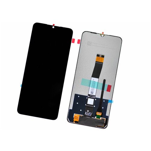 шлейф для xiaomi redmi 10c poco c40 220333qny 220333qpg сканер отпечатка пальцев черный 1 шт Дисплей для Xiaomi Redmi 10C (220333QAG)/Poco C40 (220333QPG) в сборе с сенсорной панелью