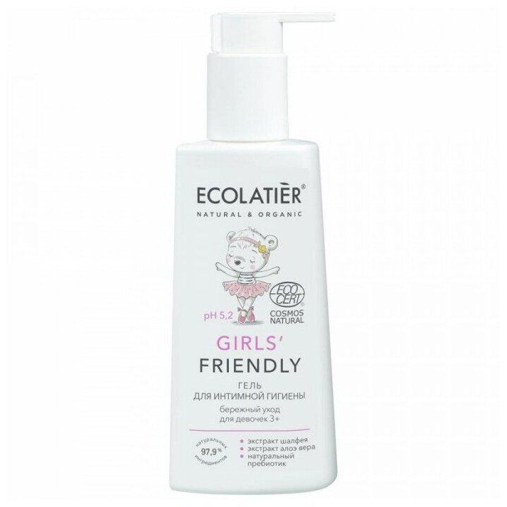 Гель для интимной гигиены Girls Friendly 3+ Ecolatier baby 150 мл