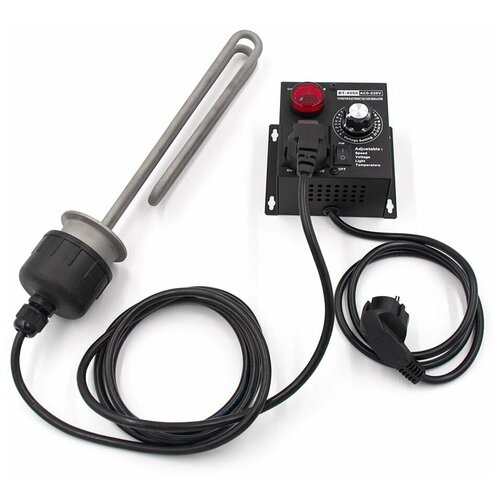 ТЭН для самогонного аппарата с антипригарным покрытием 3 кВт под кламп 2 дюйма с регулятором ВТ-4000 769000₽