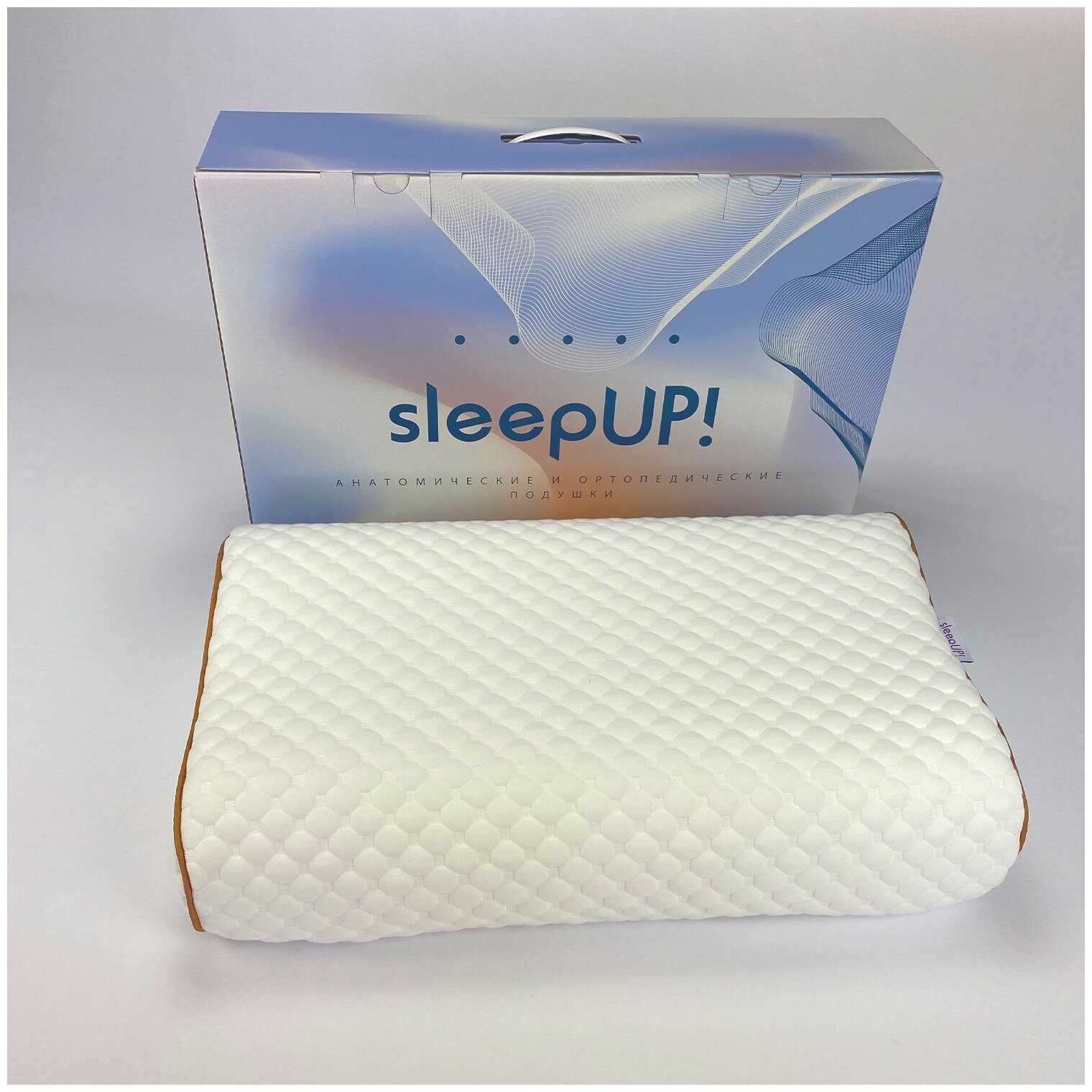 Ортопедическая подушка SleepUp Flexy L с эффектом памяти для взрослых - фотография № 6
