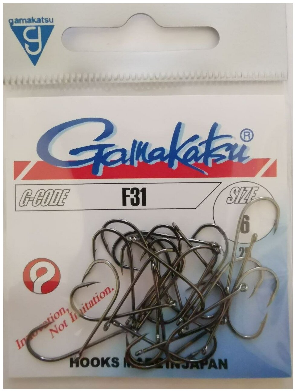 Крючок Gamakatsu Hook F31 №6