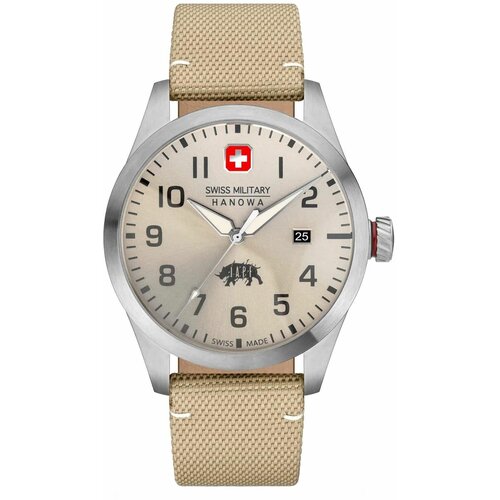 фото Наручные часы swiss military hanowa наручные часы swiss military hanowa partner bushmaster, бежевый, серебряный