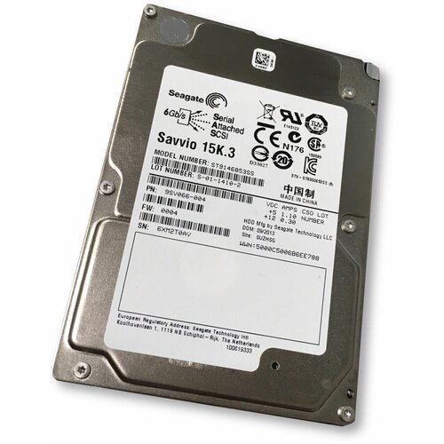 Жесткий диск Seagate SFF SAS 146Gb 15K 25 DP Hot-Plug 9VU066-039 774100₽