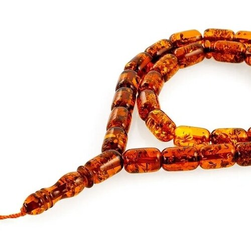 фото Браслет-нить, янтарь, 10 шт., размер 40 см, размер one size amberhandmade