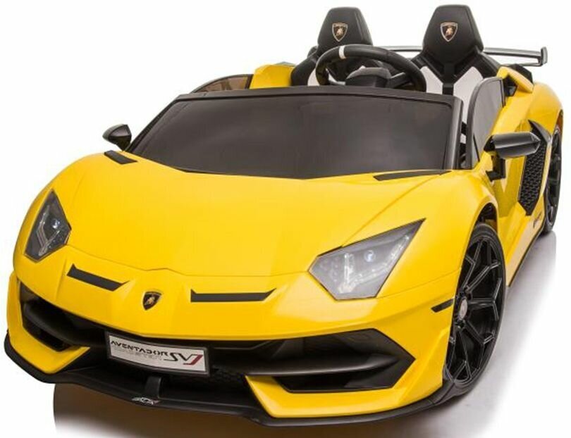 Электромобиль RiverToys Lamborghini Aventador SVJ A111MP Жёлтый