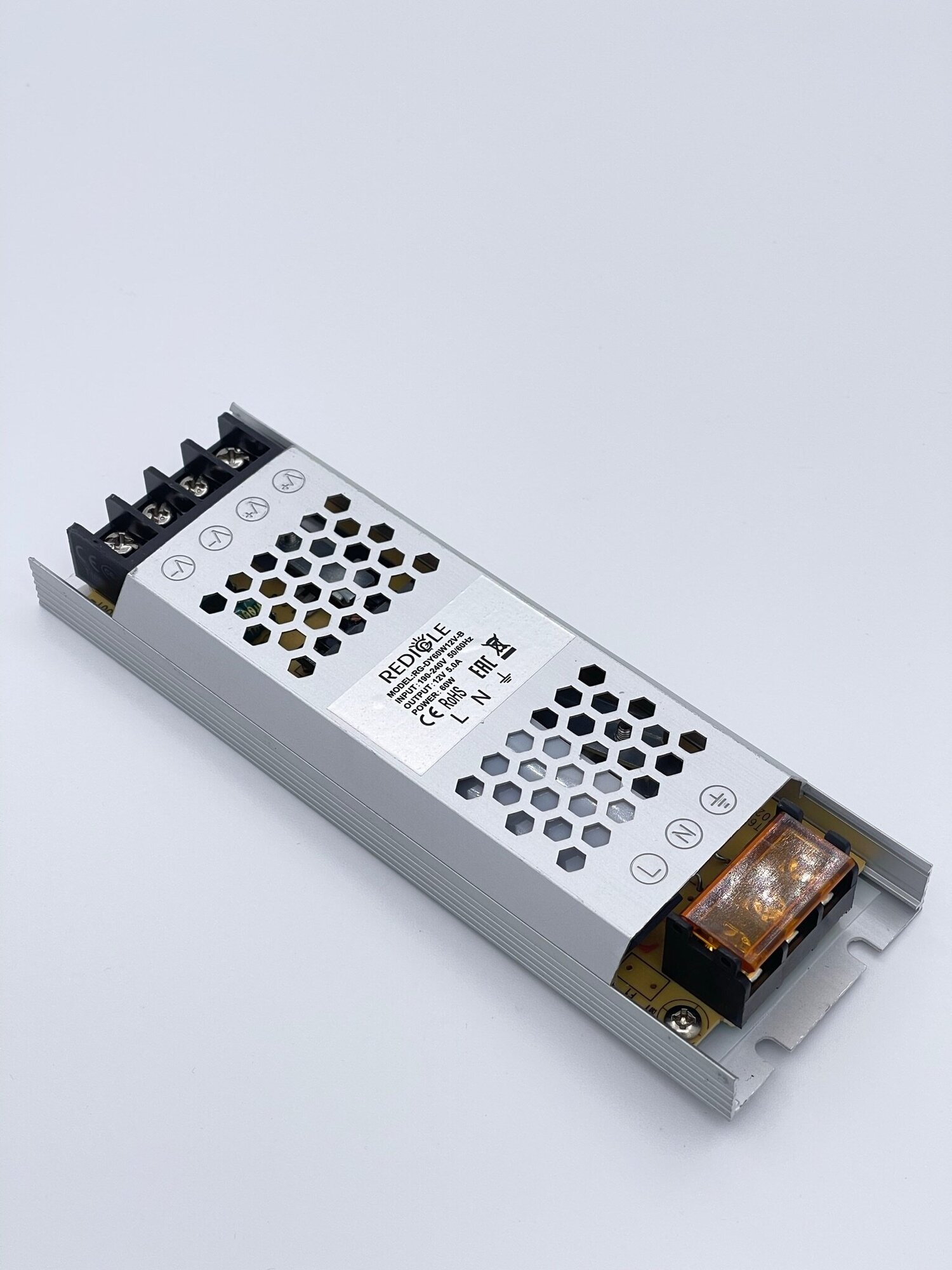 Блок питания (Трансформатор) для светодиодной ленты 60W-IP20, 24V (Ультра Слим)