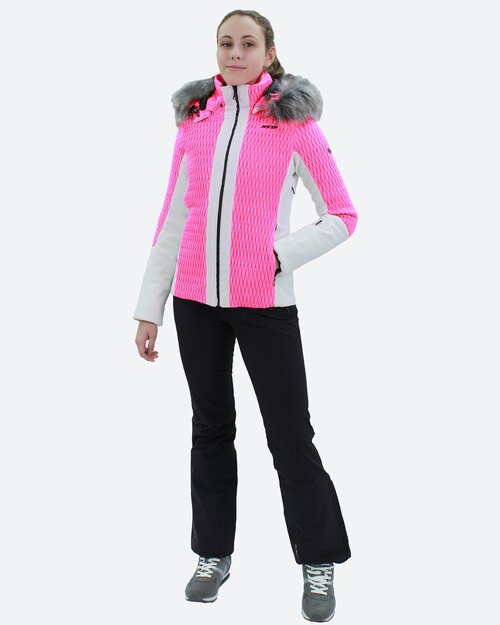 Куртка West scout, размер 42, белый, розовый