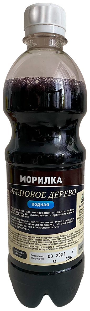 Анлес Морилка для дерева водная, 0,5л(эбен. дер.) 70216