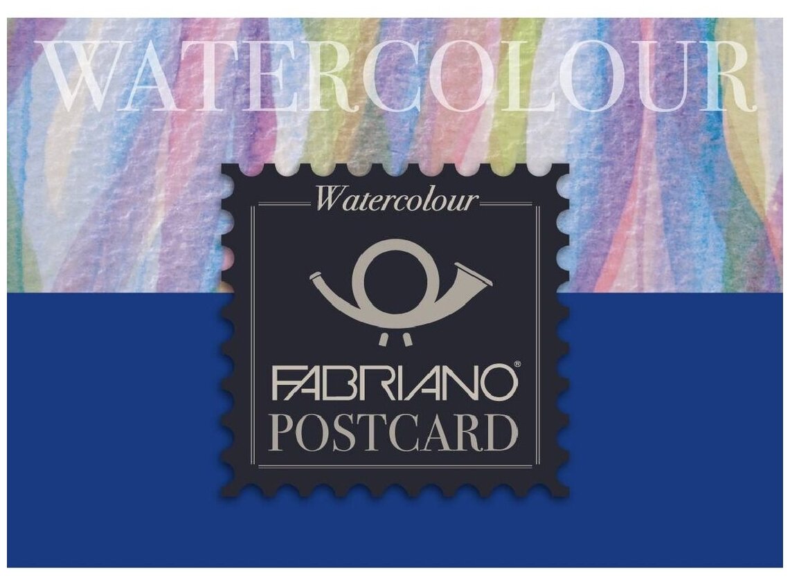 Альбом для акварели Fabriano Watercolour Studio 300г/м. кв 10,5x14,8см Фин 20 листов склейка по 1 стороне