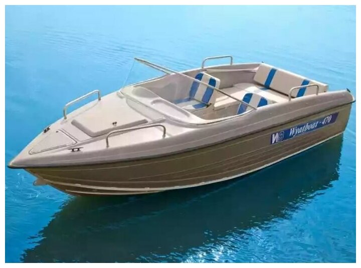 Комбинированная лодка WYATBOAT-470/ Комбинированный катер/ Лодки Wyatboat