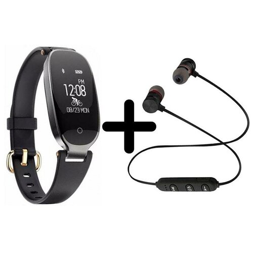 Умные часы BandRate Smart BRSS33SB-SET1 с беспроводными наушниками счетчиком калорий секундомером 715000₽