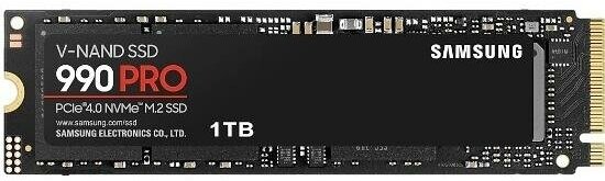 SSD-накопитель SAMSUNG 990 Pro MZ-V9P1T0BW, форм-фактор M.2, 1TB