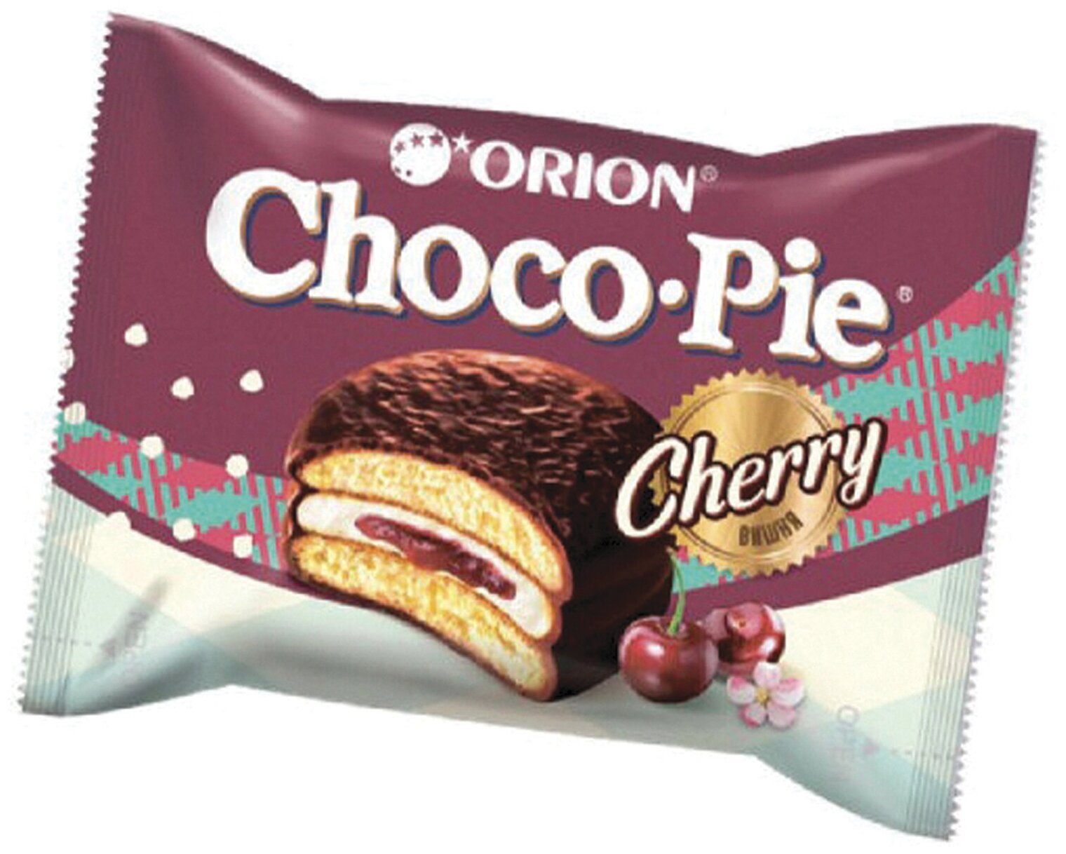 Orion Choco-Pie Cherry пирожное, 360 г - фотография № 3