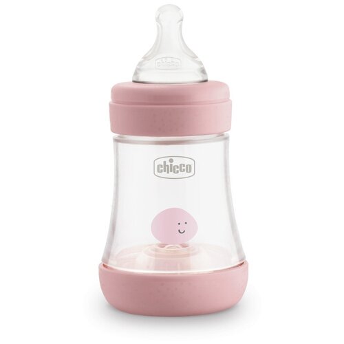 Бутылочка Chicco Perfect5 Girl 0мес.+, силиконовая соска медленный поток, PP, 150 мл.