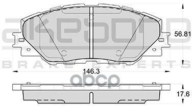 Дисковые Тормозные Колодки Akebono Akebono арт. AN-732K