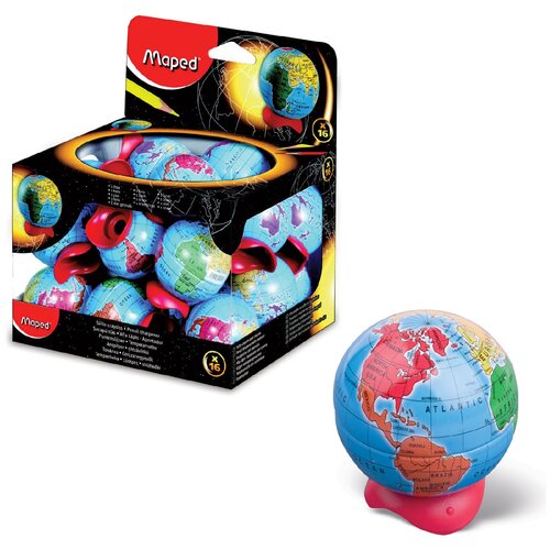 фото Точилка maped "globe", металлический контейнер, в форме глобуса, 051111