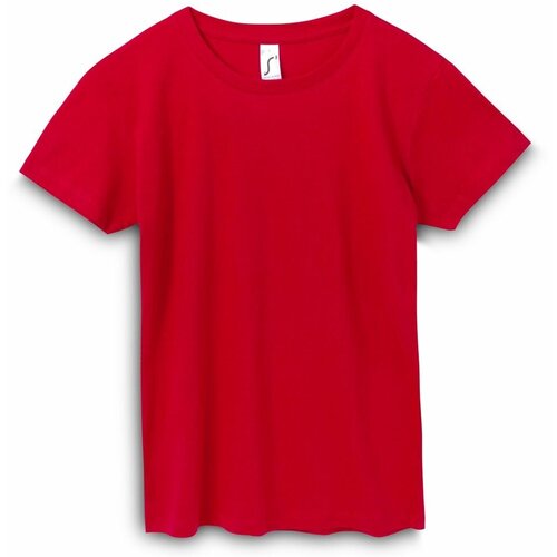 Футболка Sol's, размер L, красный шорты koton women 2yak42798nk цвет black размер l