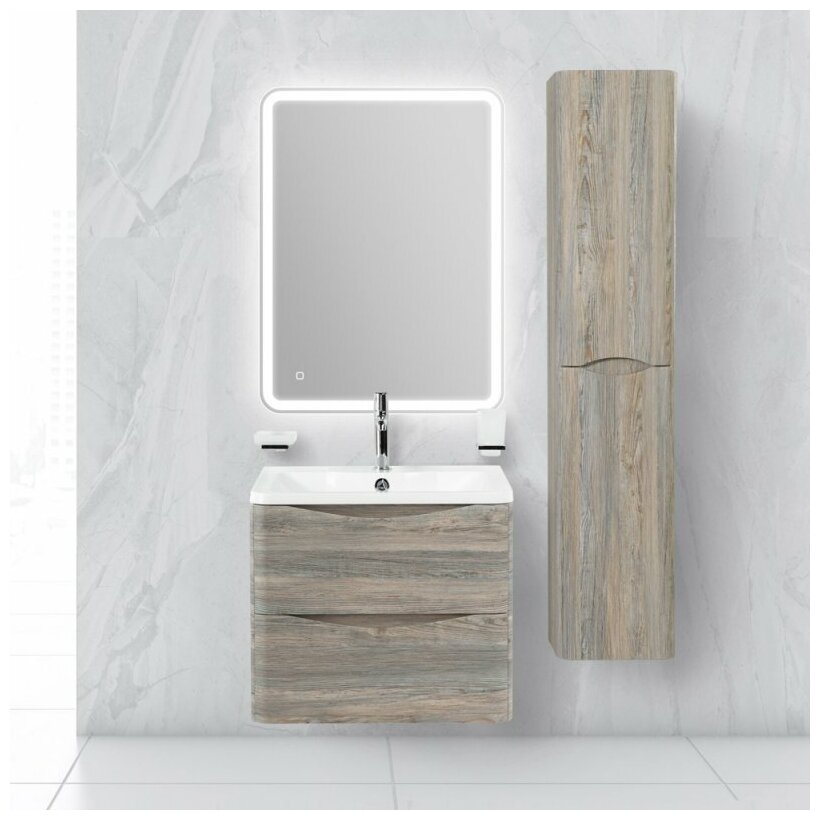 Раковина из искусственного мрамора BelBagno BB700/455-LV-MR-ALR - фотография № 5