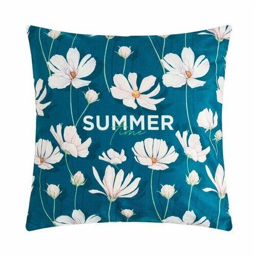 Наволочка декоративная Summer 40х40 см велюр 100 пэ 910₽