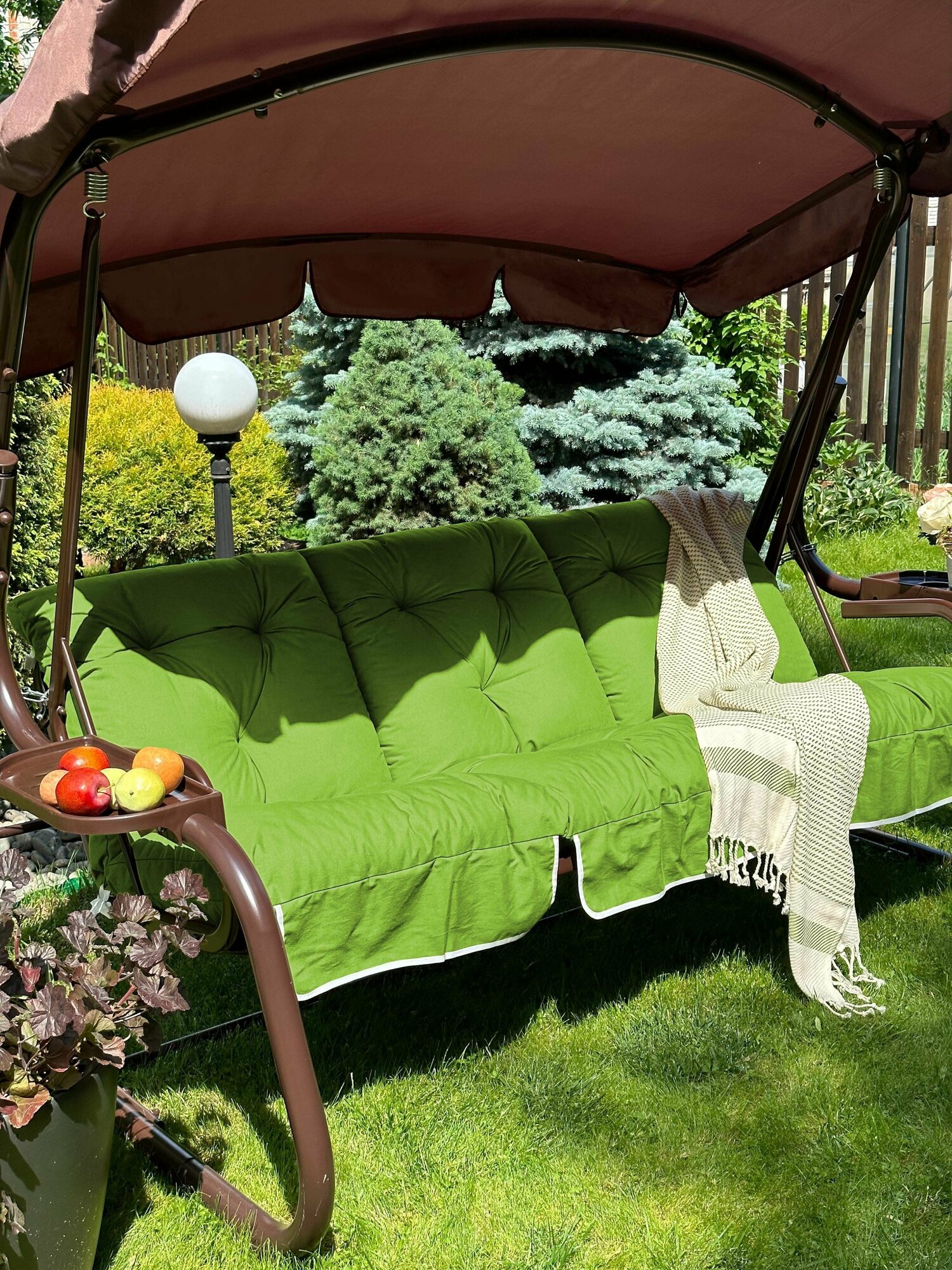 Подушка для садовых качелей, дивана, сидушка Билли - фотография № 2