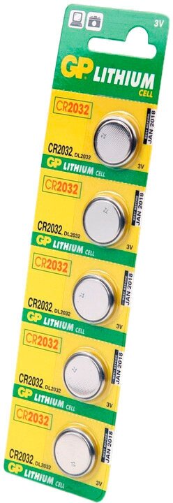 Батарейка литиевая дисковая GP Lithium CR2032 2 шт. блистер GP Batteries International CN (GP Batteries International Limited) - фото №19