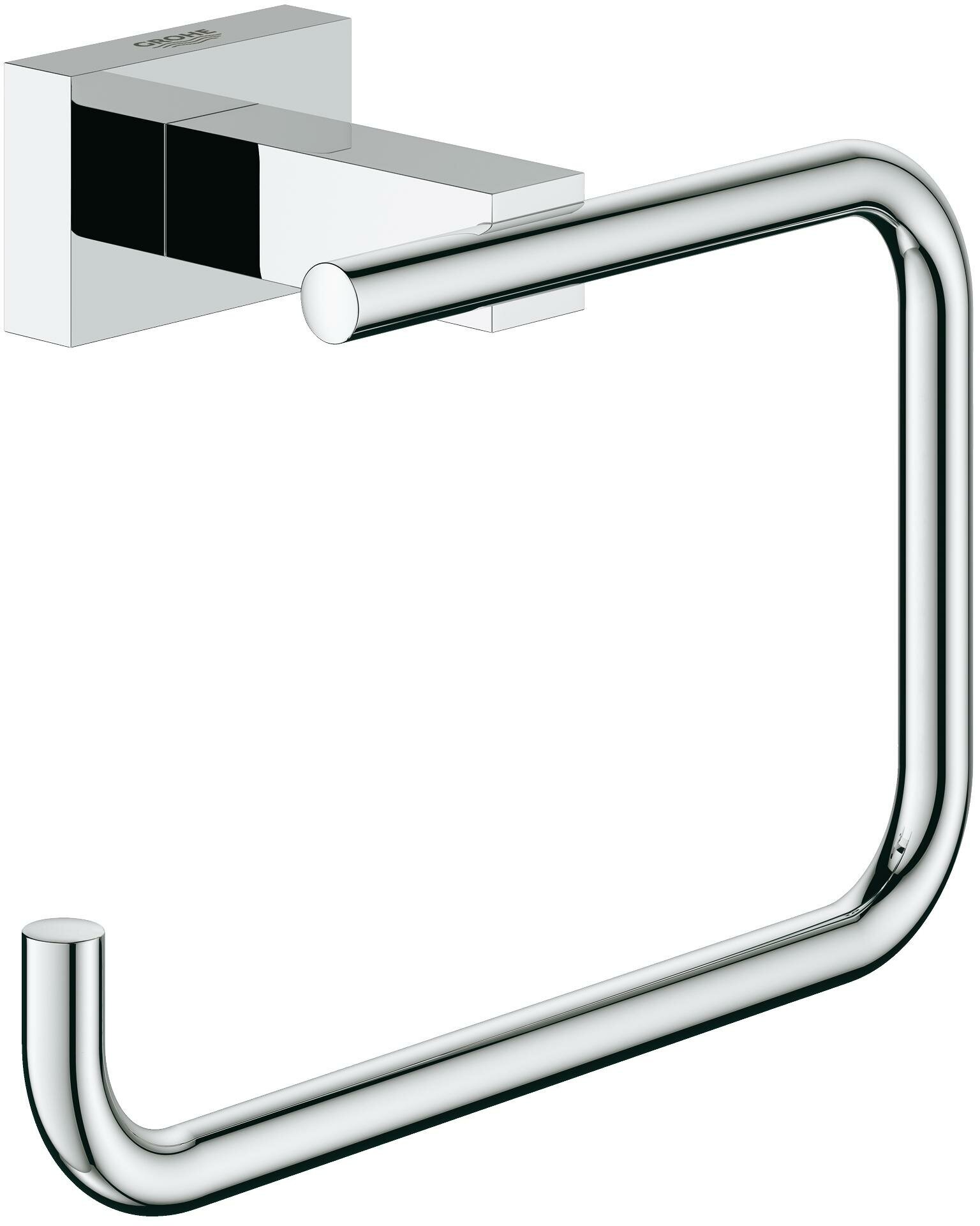 Держатель для туалетной бумаги GROHE Essentials Cube без крышки, хром (40507001)