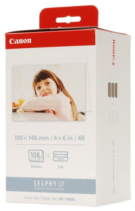 Набор для печати Canon KP-108IN 3115B001 10x15/108л./белый