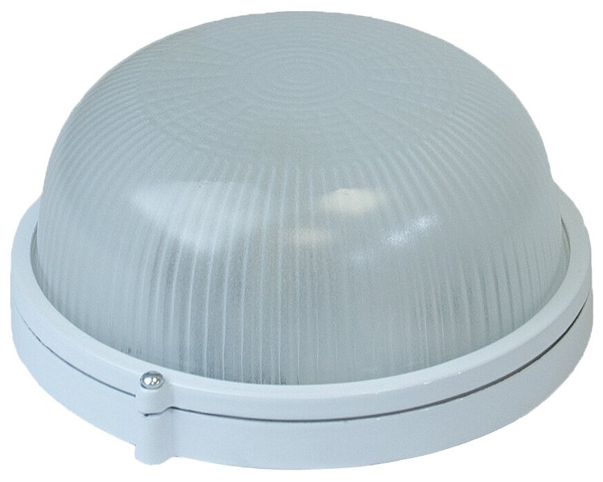 LightStandart Round WP 60 10 01 Светильник для ламп накаливания и компактных люминесцентных ламп, IP54, круглый, 100Вт, белый (НБП 03-100-001 УХЛ1) IT8109