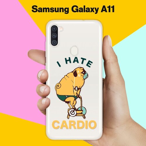 Силиконовый чехол Не люблю кардио на Samsung Galaxy A11