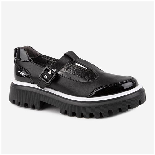 Туфли для девочек Kapika 24793п-1 черный, размер 38
