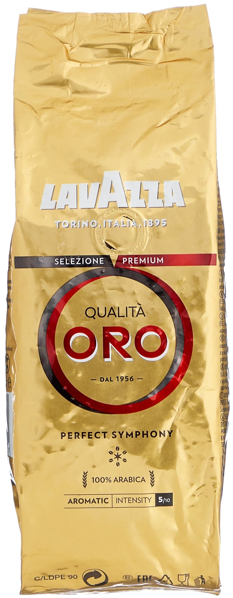 Кофе в зернах Lavazza Qualita Oro, 4 уп., 250 г - фотография № 6