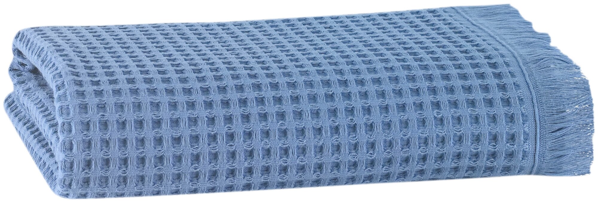 Полотенце Linens Waffle, 70х140см, 350 г/м², синий