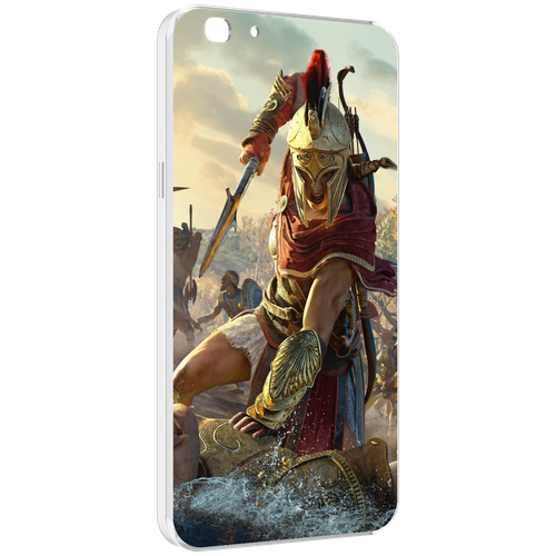 Чехол MyPads Assassin's Creed Odyssey Kassandra мужской для Oppo A77 / F3 (2017 год) задняя-панель-накладка-бампер чехол mypads assassin s creed odyssey kassandra мужской для google pixel 7 задняя панель накладка бампер