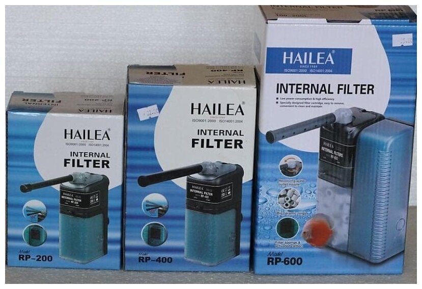 Фильтр для аквариума Hailea RP-400 (для акв. 50-100 л. 6 Вт. 400 лит/час.) - фотография № 7