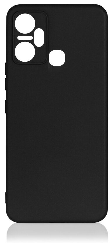 Силиконовый чехол для Infinix Smart 6 Plus DF inCase-14 (black)
