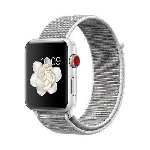 фото Ремешок для часов eva для apple watch 42/44 mm серый/белый (awa009ws)