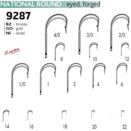 фото Крючки vmc 9287 bz 10шт № 4 цвет бронза