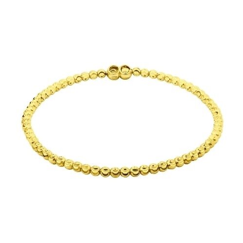 фото Браслет-цепочка sokolov, серебро, 925 проба, золочение, длина 18 см.