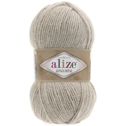 Пряжа Alize Alpaca royal, 1 % шерсть, 30 % альпака, 55 % акрил, 100 г, 250 м, 5 шт., 512 камень 250 м