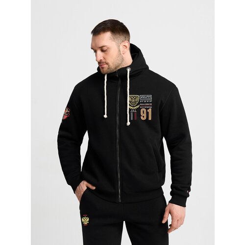 фото Толстовка яrussia, размер m, черный