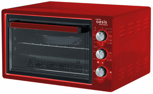 Жарочный шкаф oasis m45r красный 45л 1500вт таймер ean:4640130949143