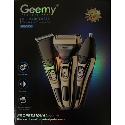 Профессиональная электрическая машинка для стрижки волосТриммер для носа и ушейТриммер для волосБеспроводная 120000₽