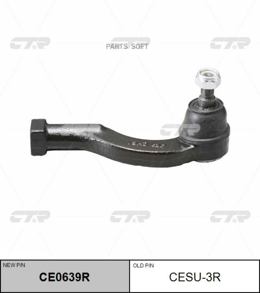 CTR Наконечник рулевой тяги наруж. R [M14x1,5 RHT]